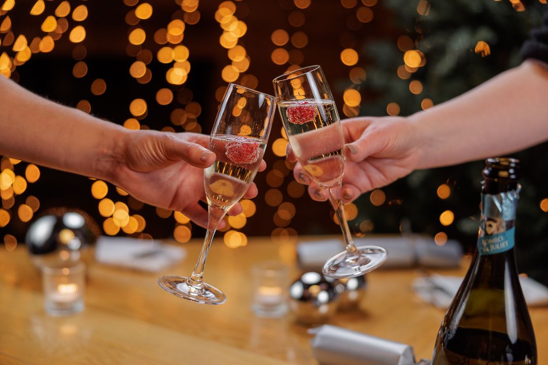 two glasses of Champagne